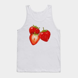 Rote Erdbeeren Tank Top